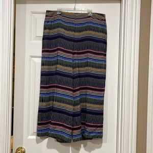 Cute colorful wide leg pants my Loft